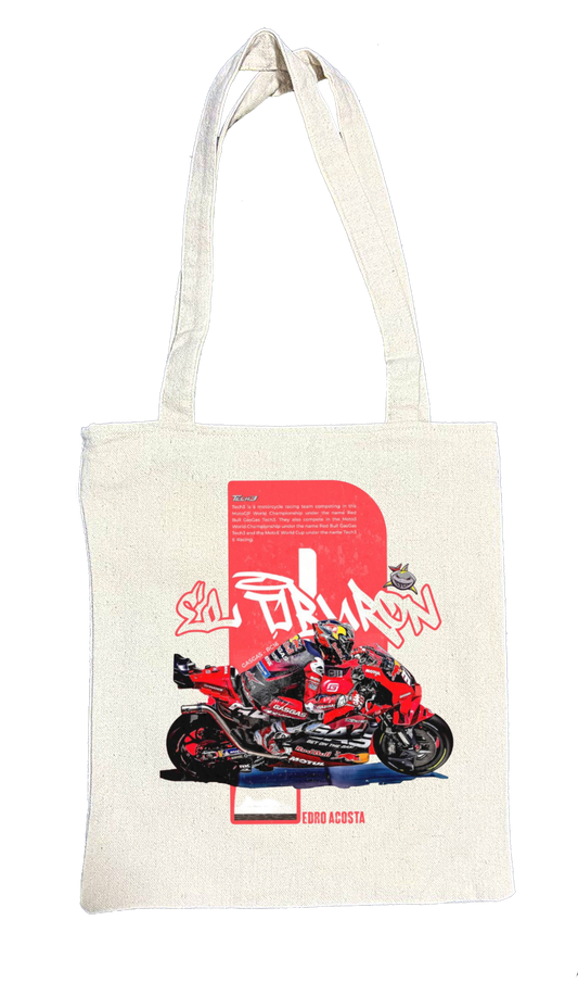 MOTOR CYCLE tote bag beige 3