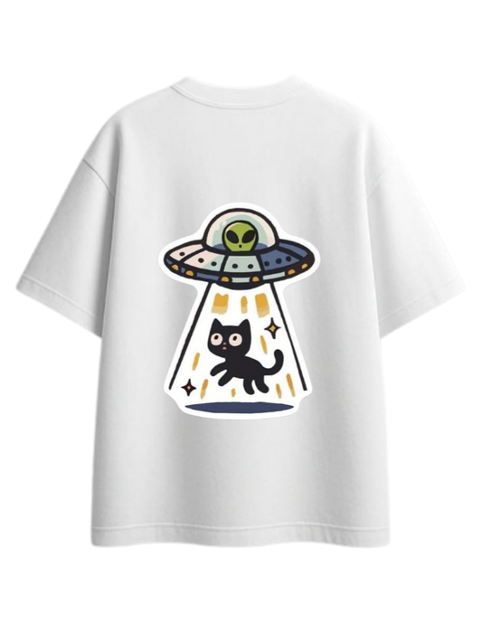 aliens One Size t- shirt White Back 3