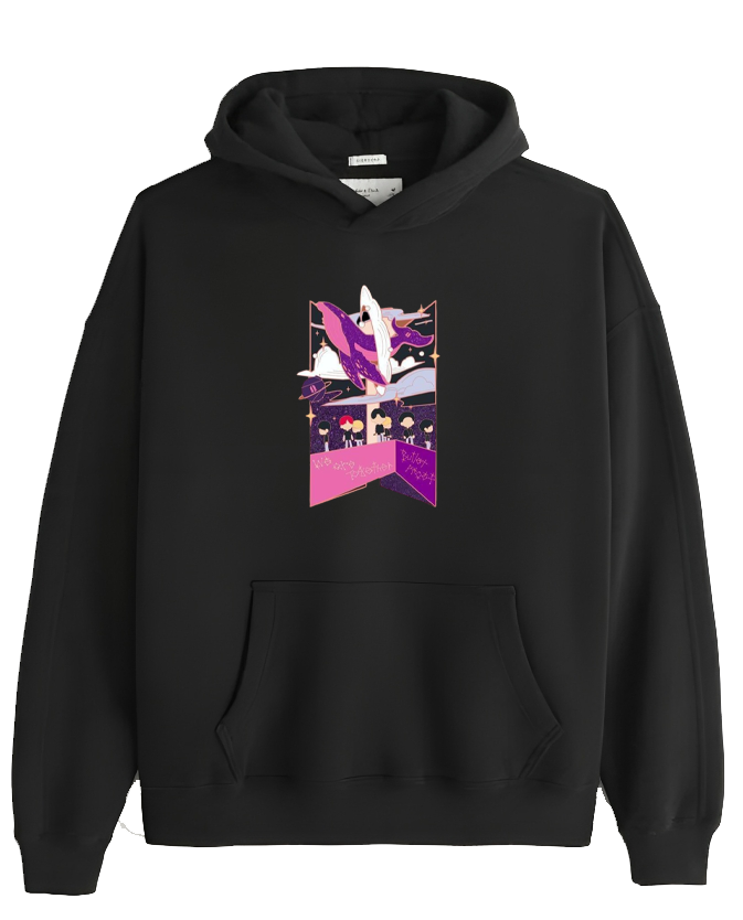 BTS One Size hoodie Black 3