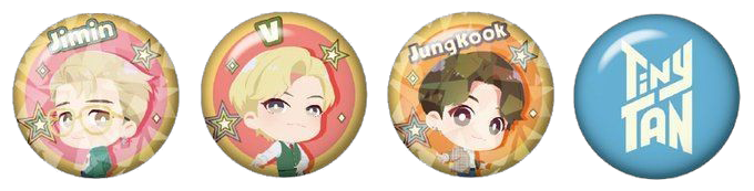 BTS brooch badge 3