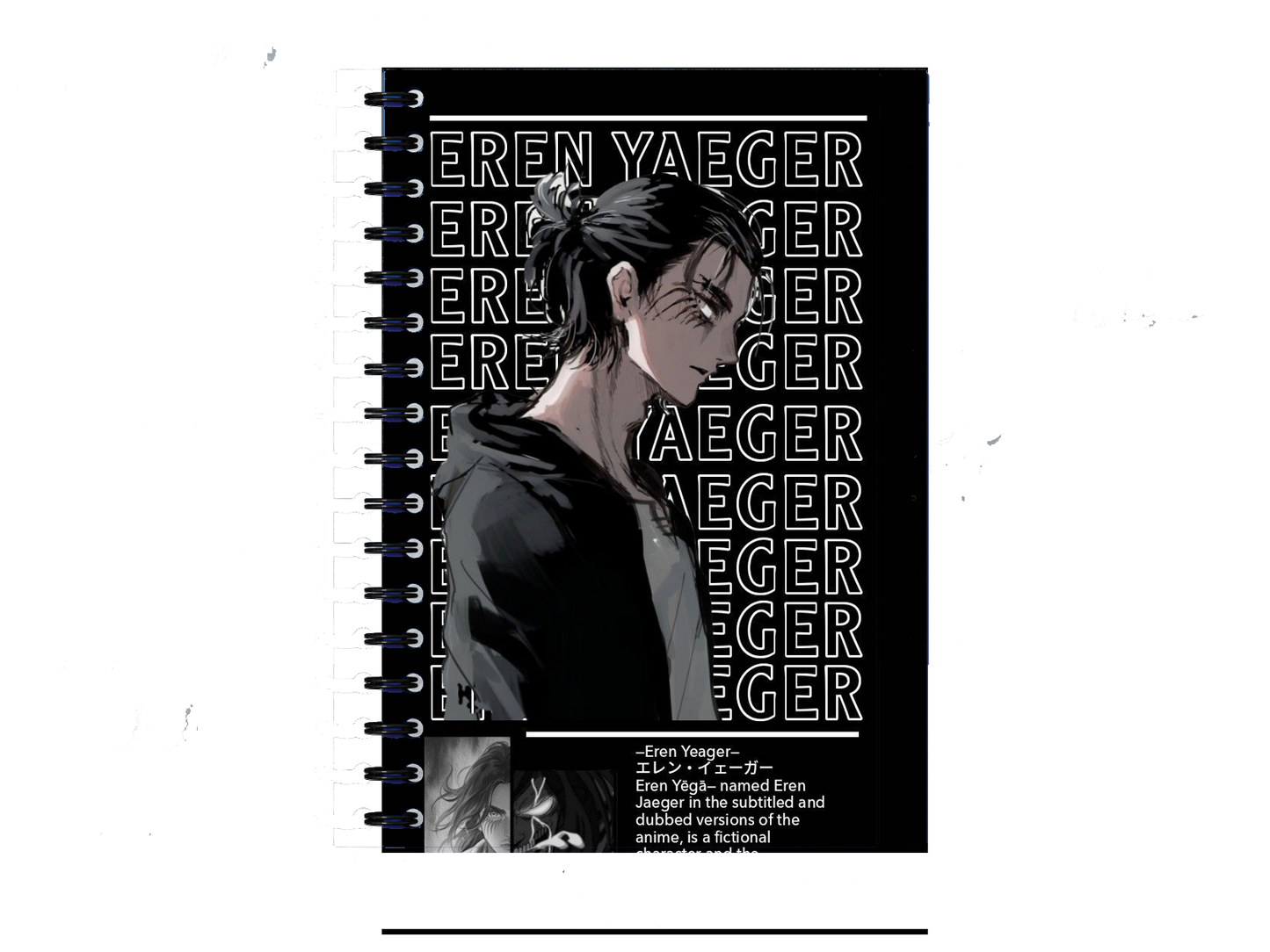 Eren Yeager Notebook A5 3