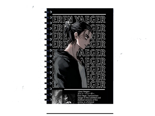 Eren Yeager Notebook A5 3