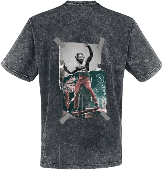 Skate Forever t- shirt One Size Washed Back 3