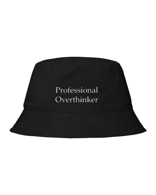 Bucket hat Fishman hat cap Black Professional Overthinker 3