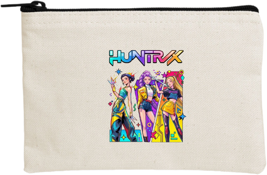 Hunterix kpop wallet pencil case Beige 3