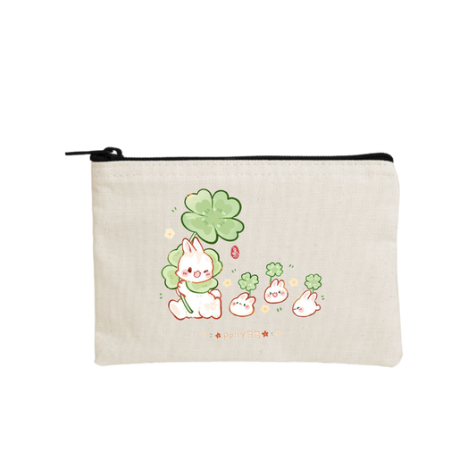 bunny wallet pencil case Beige 3