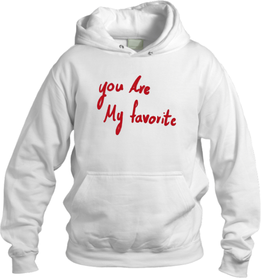VaIentine coupIe Oversize Hoodie White 3