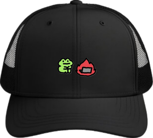 Frog Baseball cap Black 3