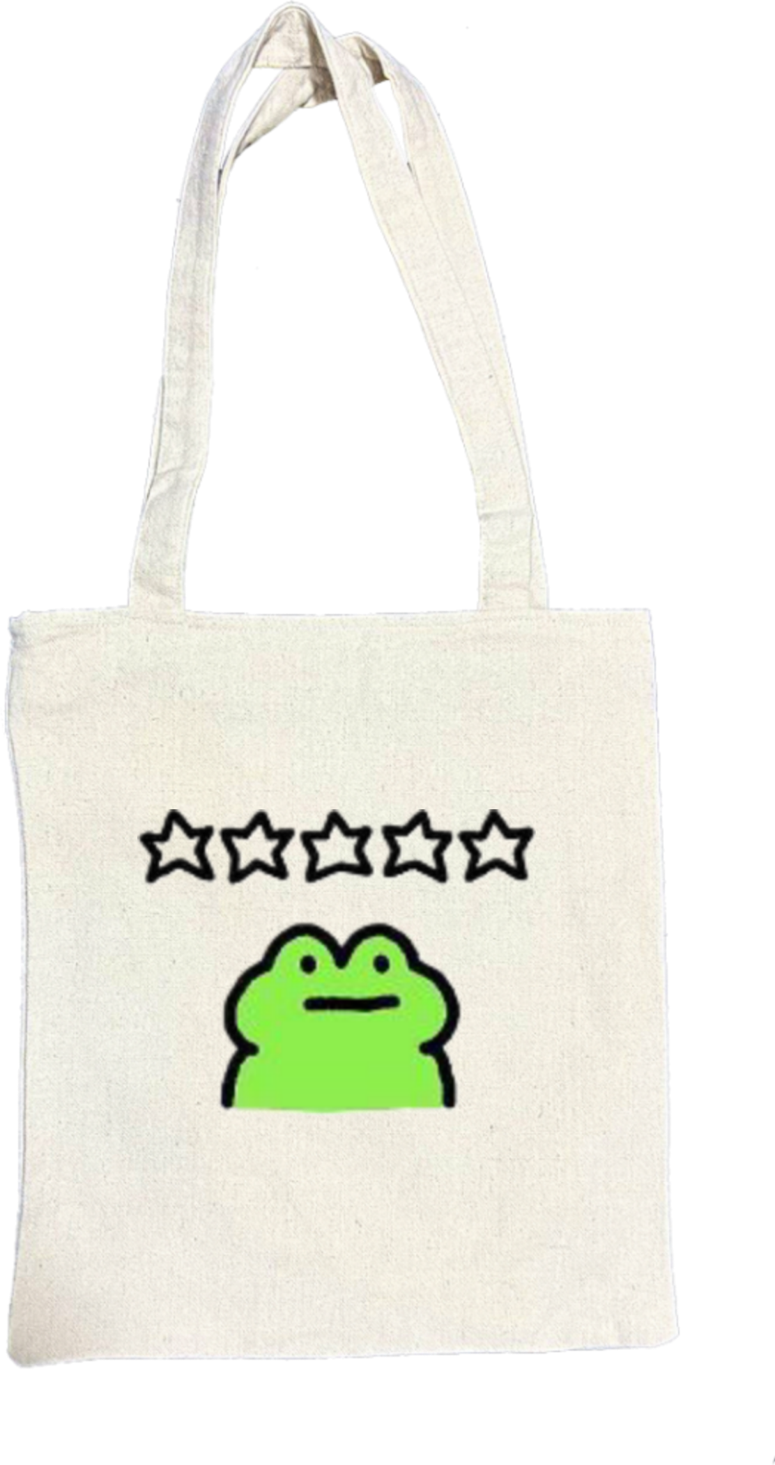 Frog tote bag beige 3