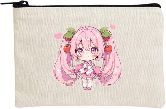 miku pencil case Beige 3