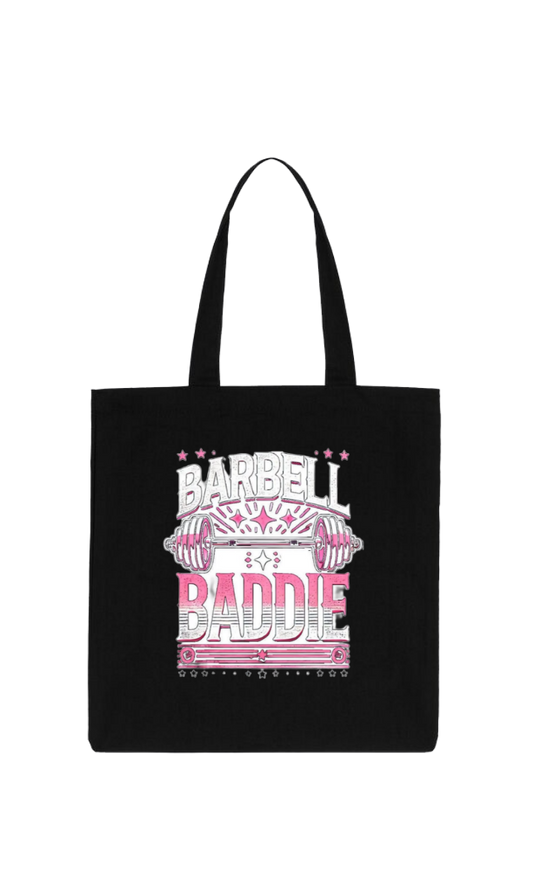 BARBELL tote bag Black 3