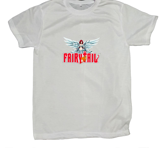 fairy tail t- shirt fat White 3