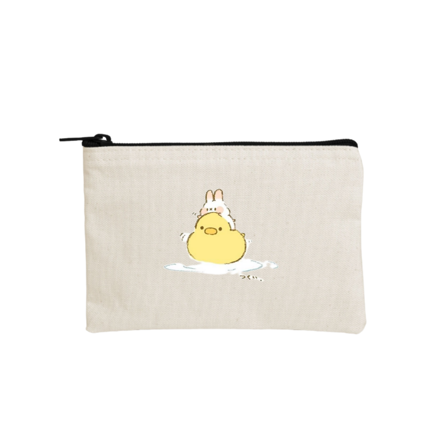 duck wallet pencil case Beige 3