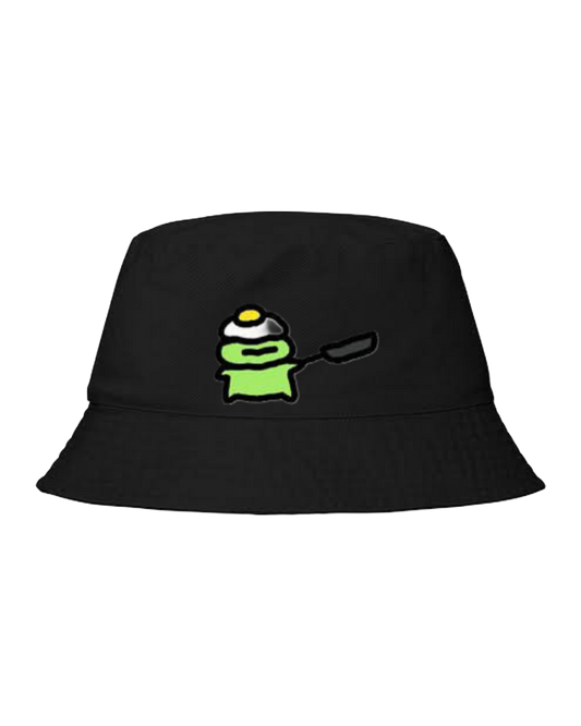 Frog Bucket hat Fishman hat cap Black 3