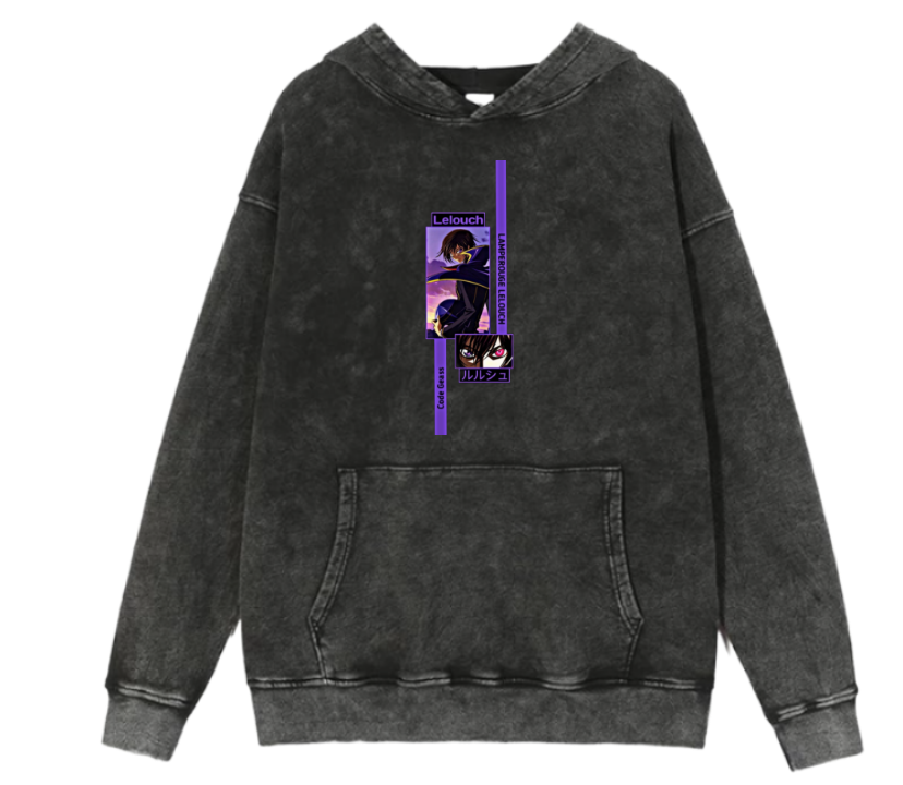 Code Geass One Size hoodie Washed 3