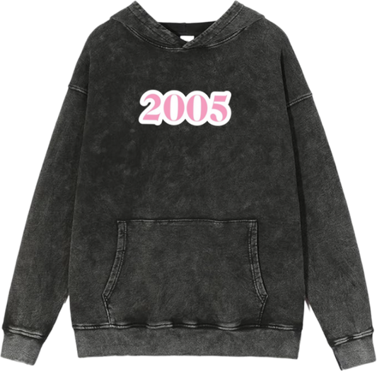 age Oversize  Hoodie Washed gray 2005