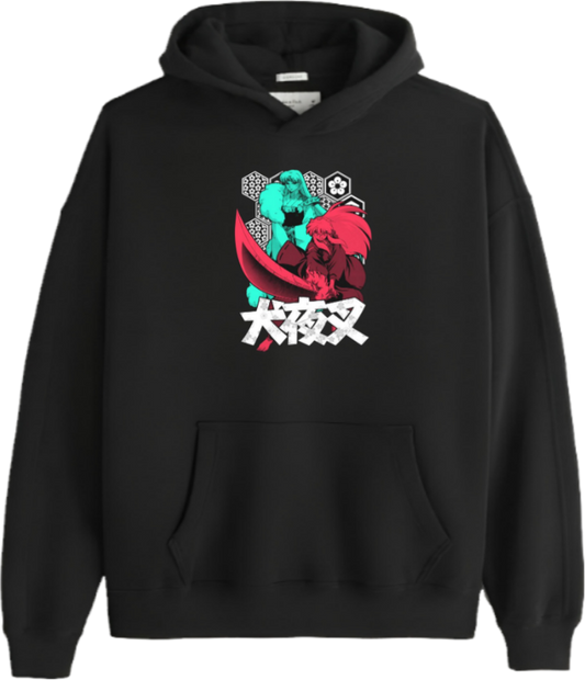 Inuyasha One Size hoodie Black 3