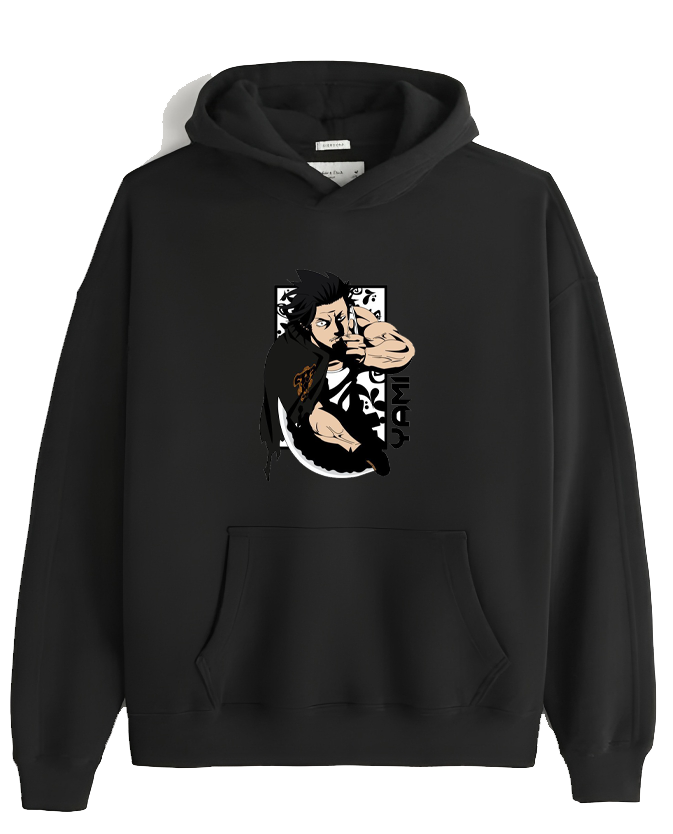 Black clover One Size hoodie Black 3