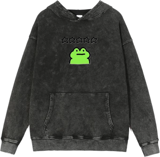 Frog Oversize Hoodie Washed 3