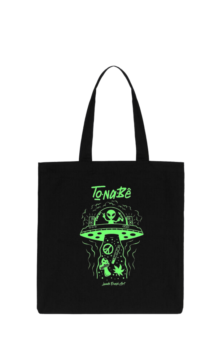 aliens tote bag Black 3