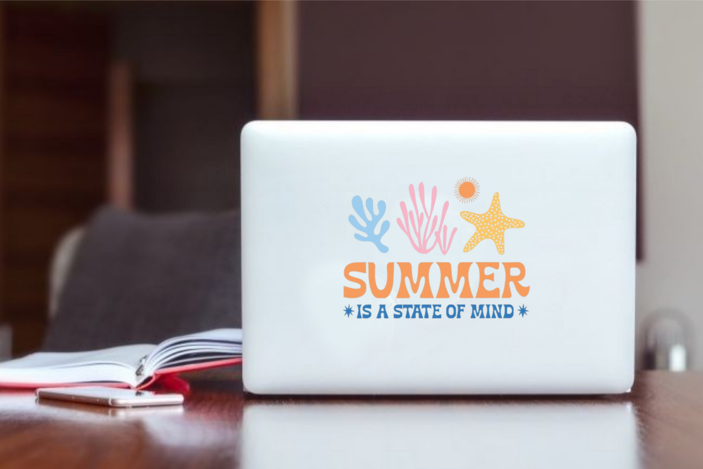 Summer Vibes Laptop Sticker 3