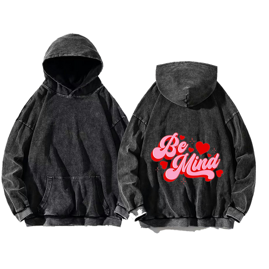 Be Mind One Size hoodie Washed Back 3