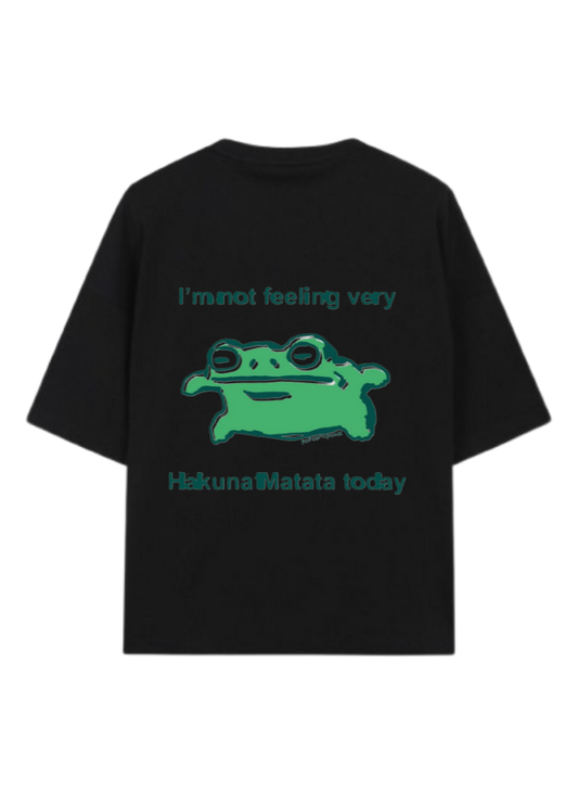 frog t- shirt  Black Back 3