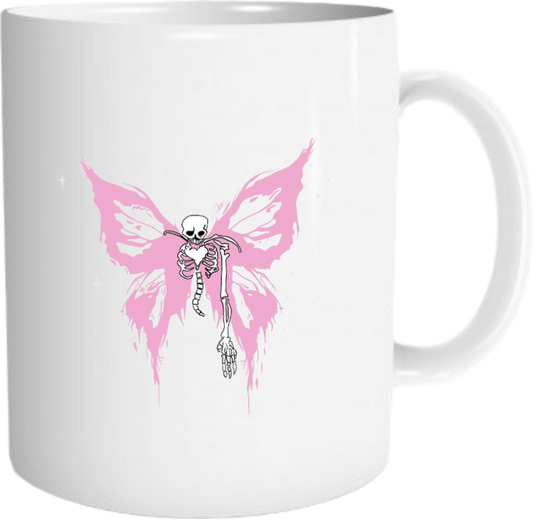 The Pastel Butterfly Skeleton Mug 3