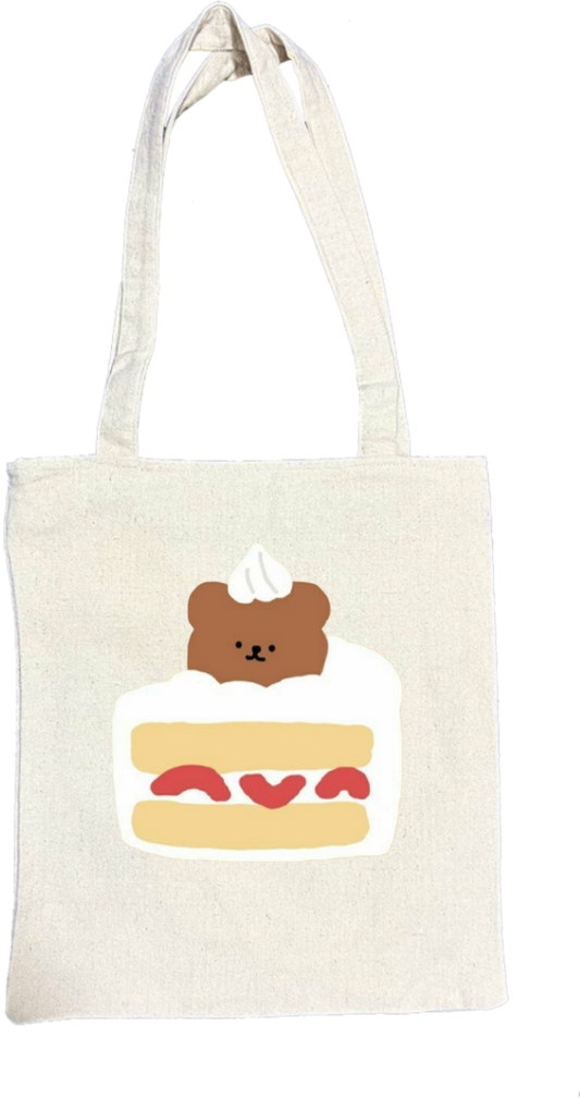 bear tote bag Beige 3