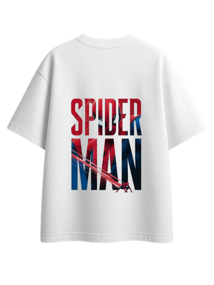 Spiderman t- shirt One Size White Back 3
