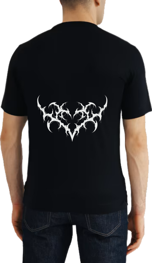 Goth  t- shirt  Black Back 3