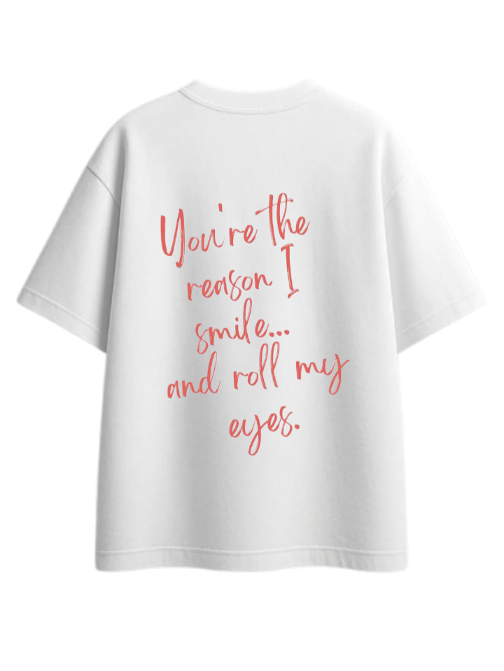 VaIentine coupIe t- shirt White Back 3