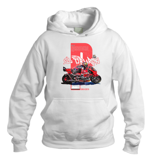 MOTOR CYCLE One Size hoodie White 3