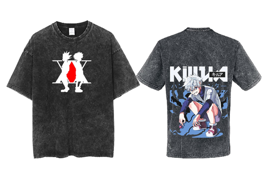 Hunter × Hunter t- shirt One Size Washed Back 3