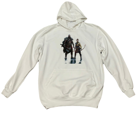 God of War OverSize hoodie White 2