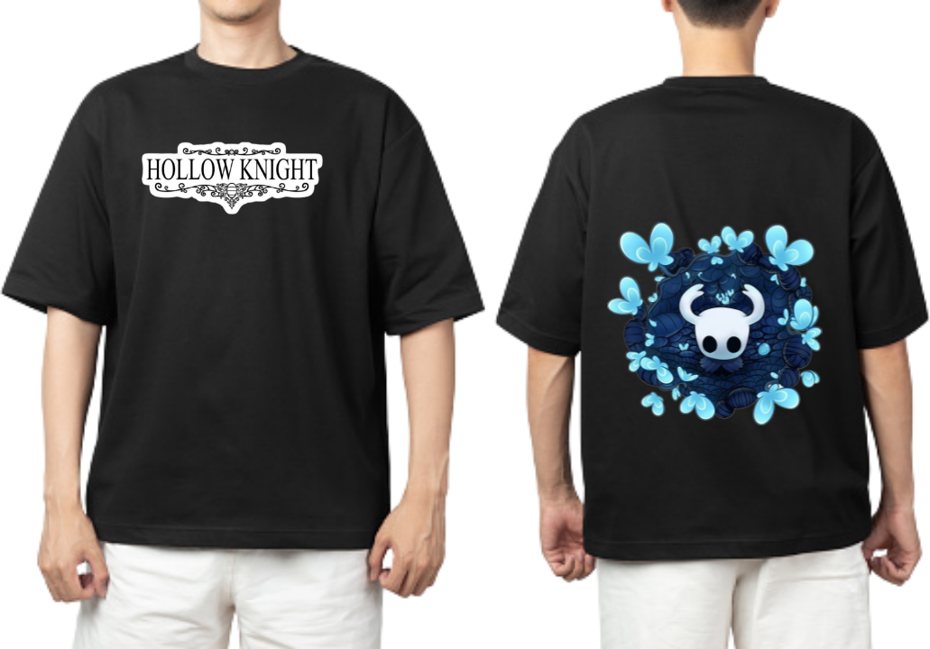 Hollow Knight t- shirt One Size Black Back 3