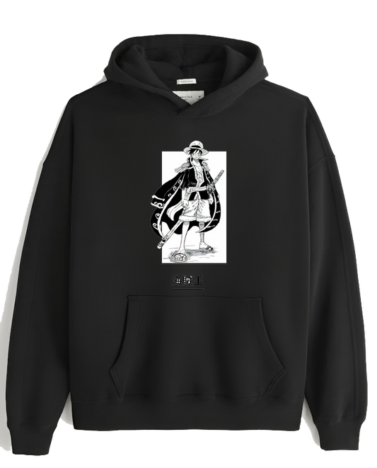 one piece One Size hoodie Black 3