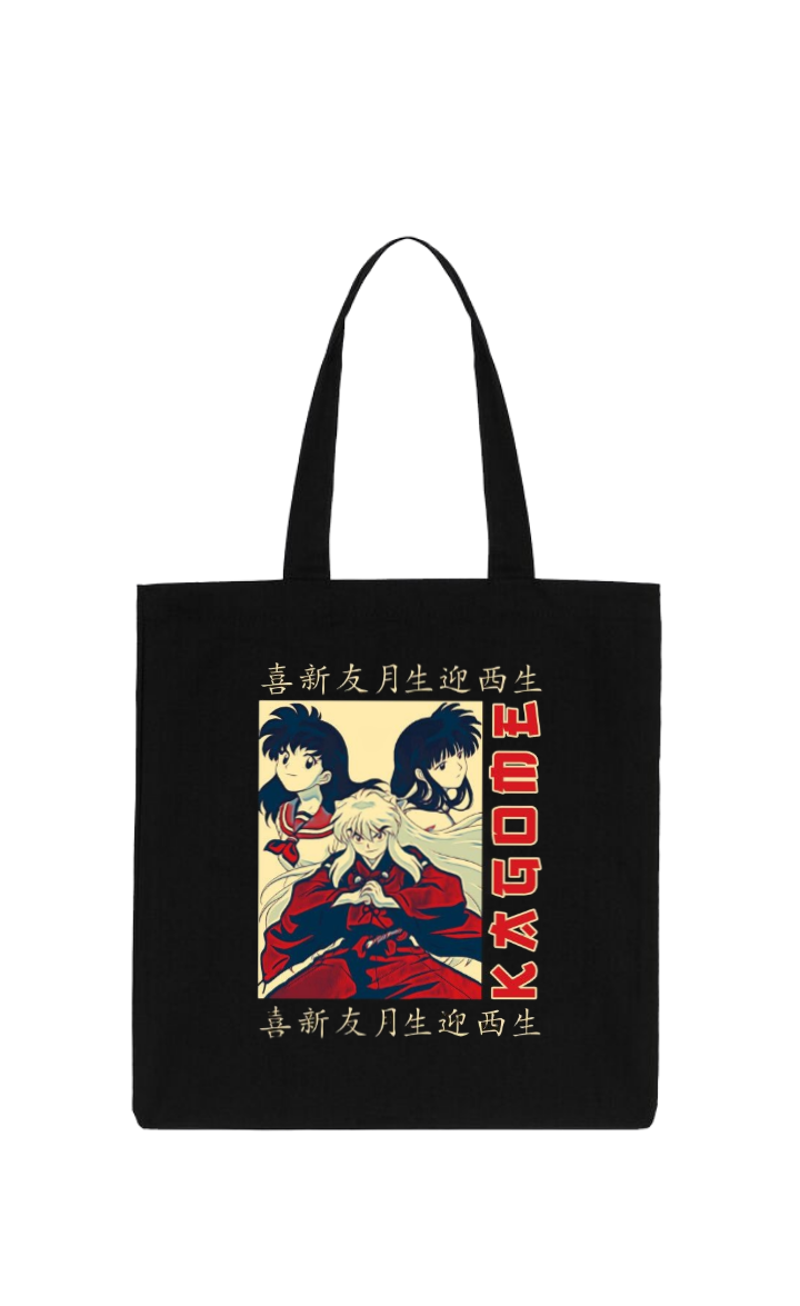 Inuyasha tote bag Black 3