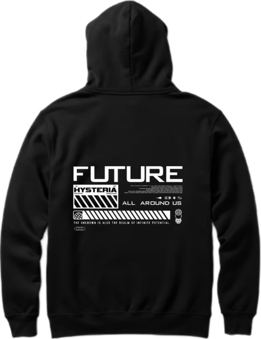 FUTURE Over Size hoodie Black Back 84
