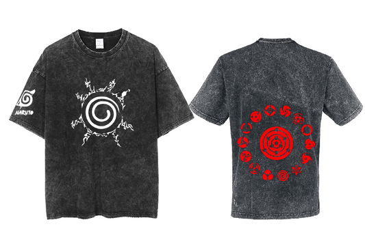 Naruto Shippuden t- shirt One Size Washed Back 3
