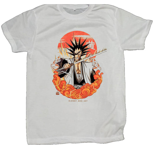 Bleach t- shirt fat White 3
