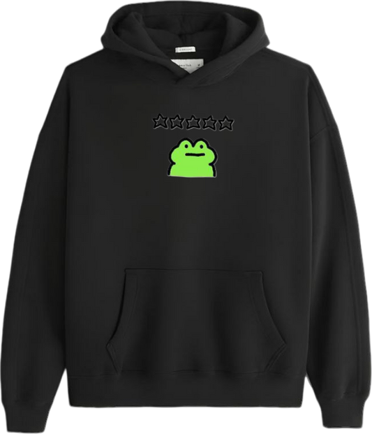 Frog Oversize Hoodie Black 3