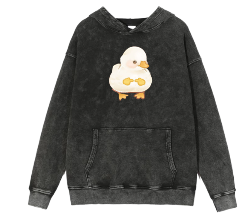 duck Oversize Hoodie Washed 3