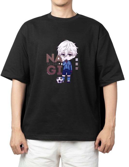 blue lock t- shirt One Size Black 3