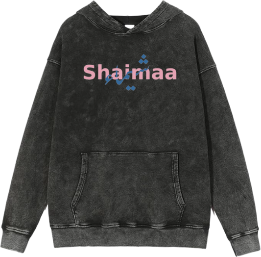names One Size hoodie Washed Shaimaa 3
