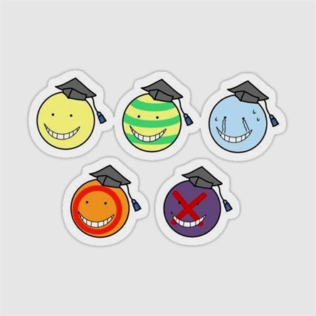 Anime Assassination Classroom Sticker Pack - Waterproof Vinyl Decal 2