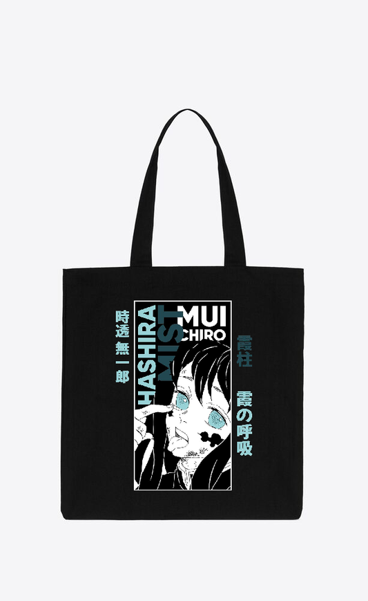 Anime Demon slayer nezuko tanjiro tote bag Black 40