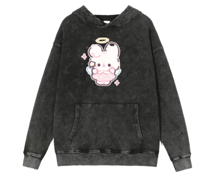 bunny Oversize Hoodie Washed 40