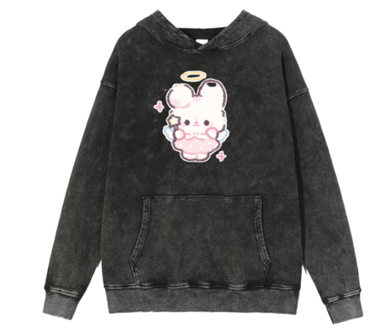 bunny Oversize Hoodie Washed 40