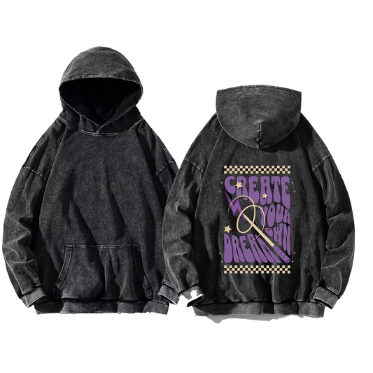 CREATE One Size hoodie Washed Back 40